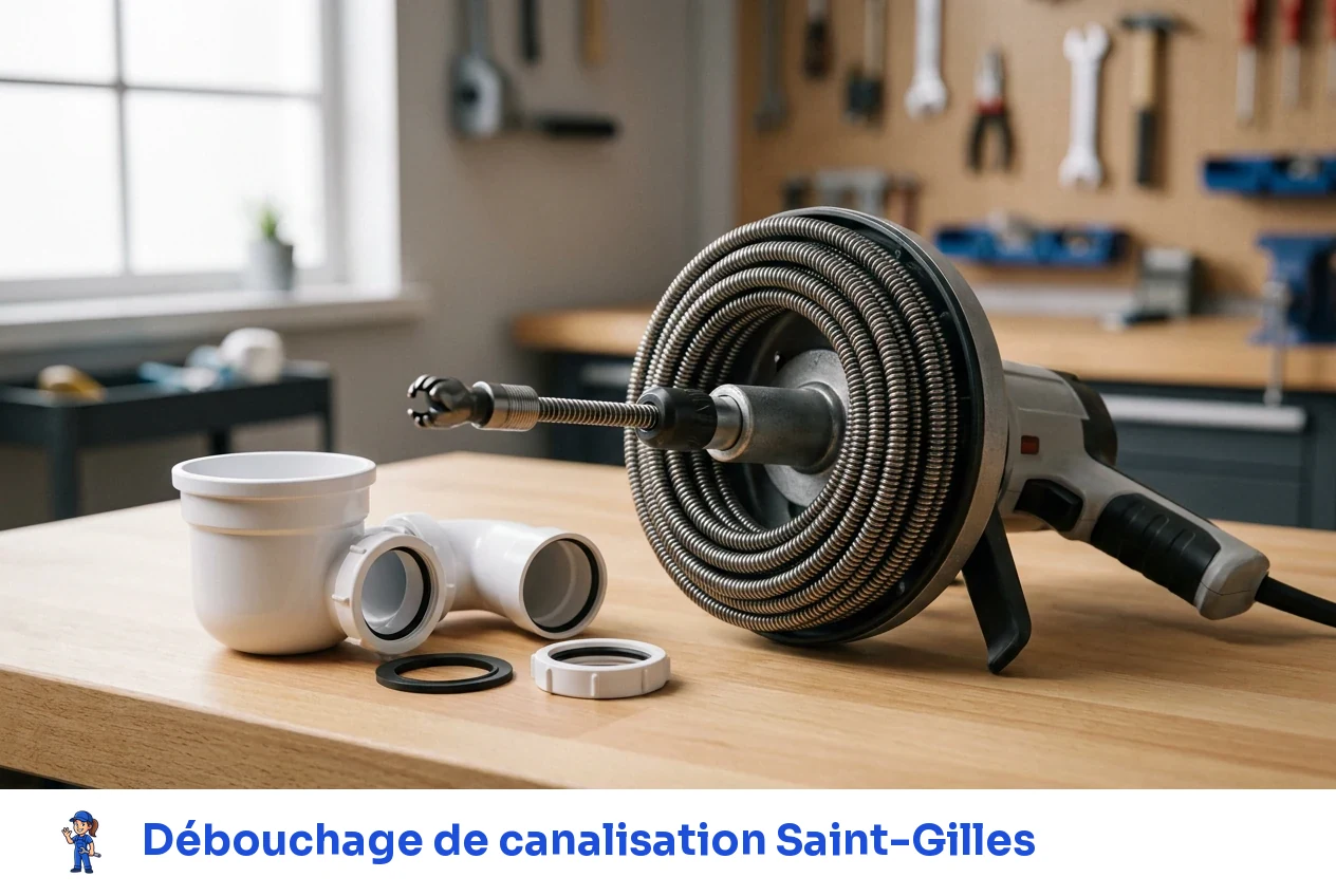 Débouchage de canalisation à Saint-Gilles