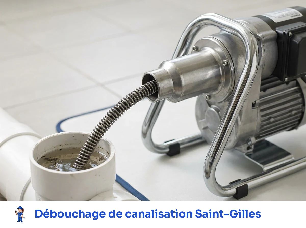 Débouchage de canalisation à Saint-Gilles