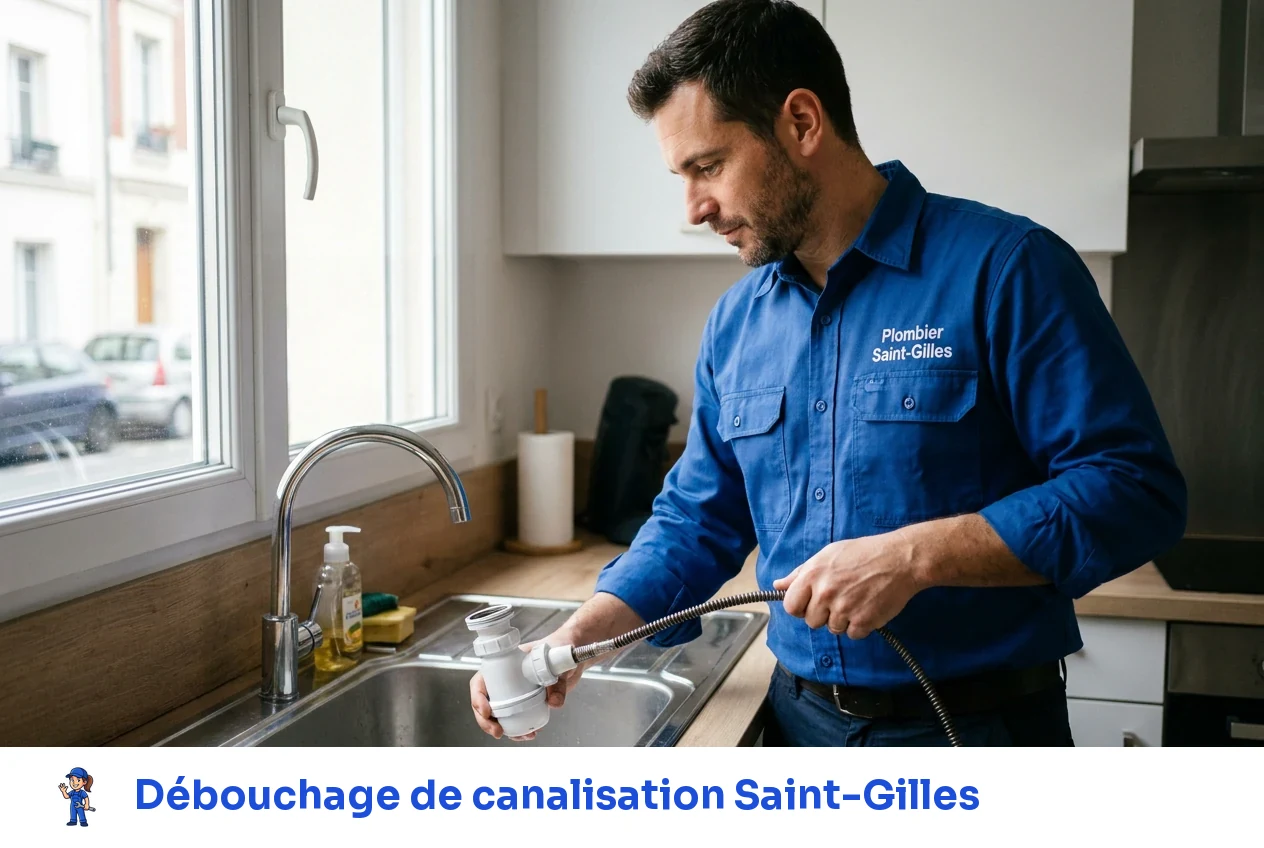 Débouchage de canalisation à Saint-Gilles