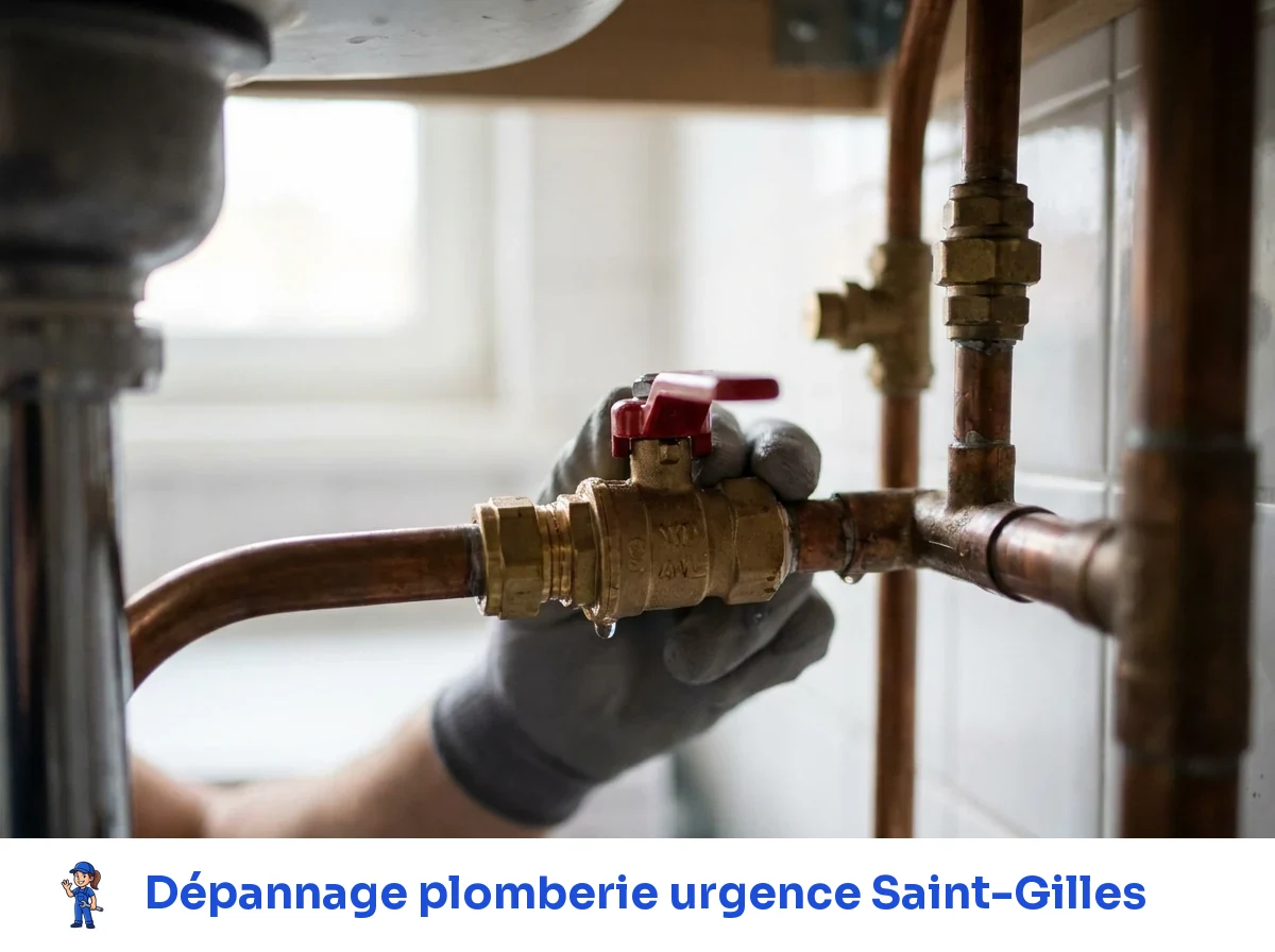 Dépannage plomberie urgence à Saint-Gilles