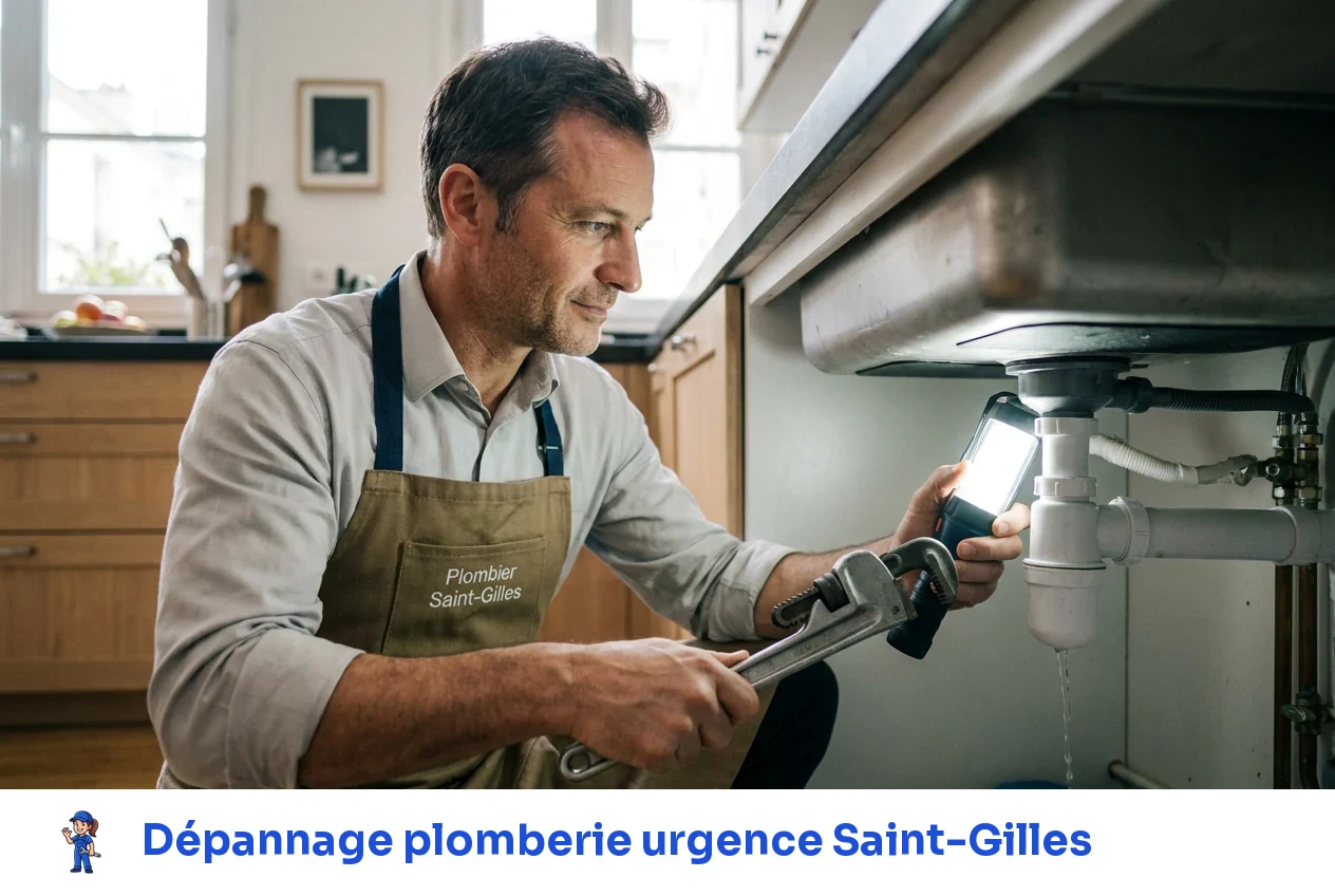 Dépannage plomberie urgence à Saint-Gilles