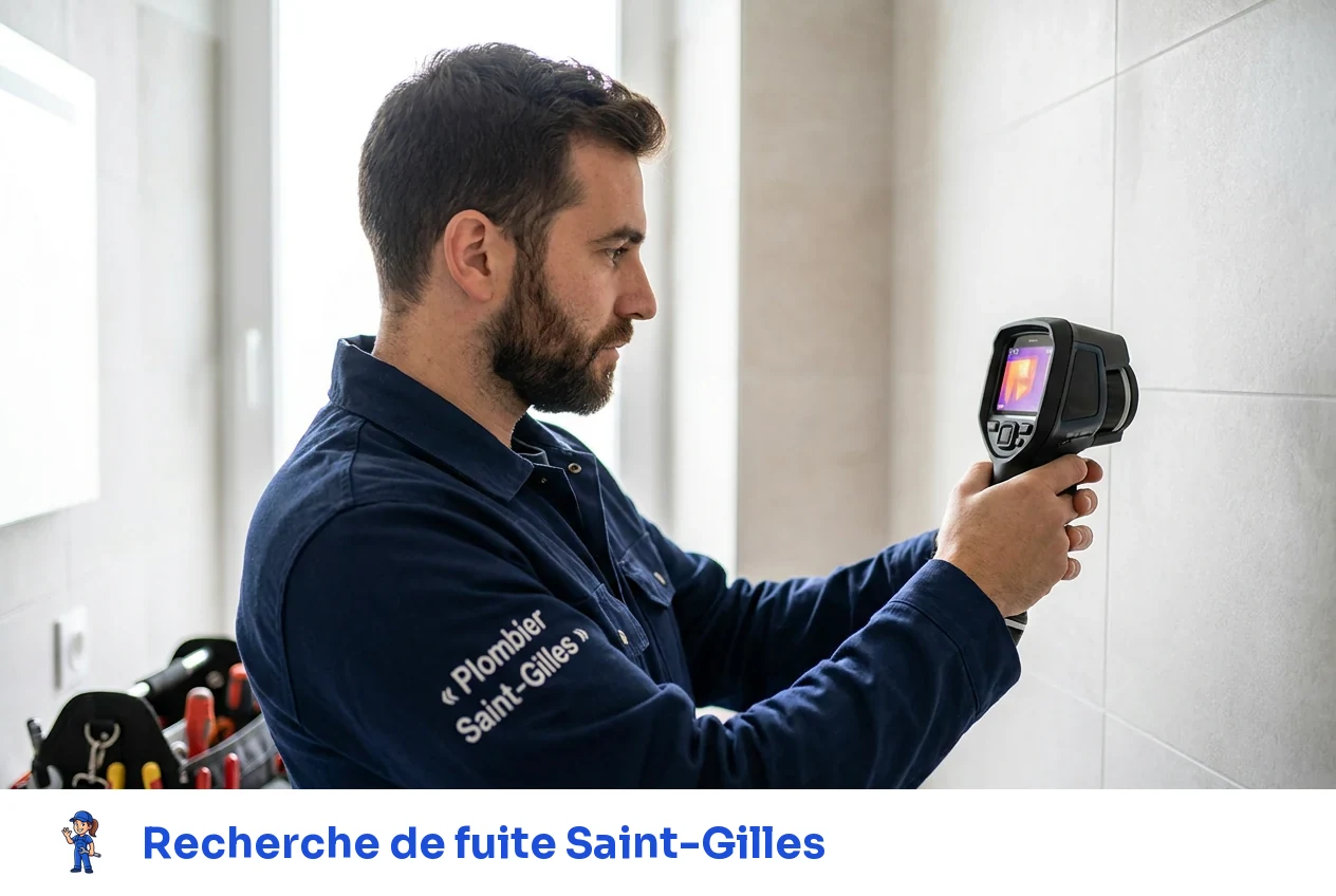 Recherche de fuite à Saint-Gilles