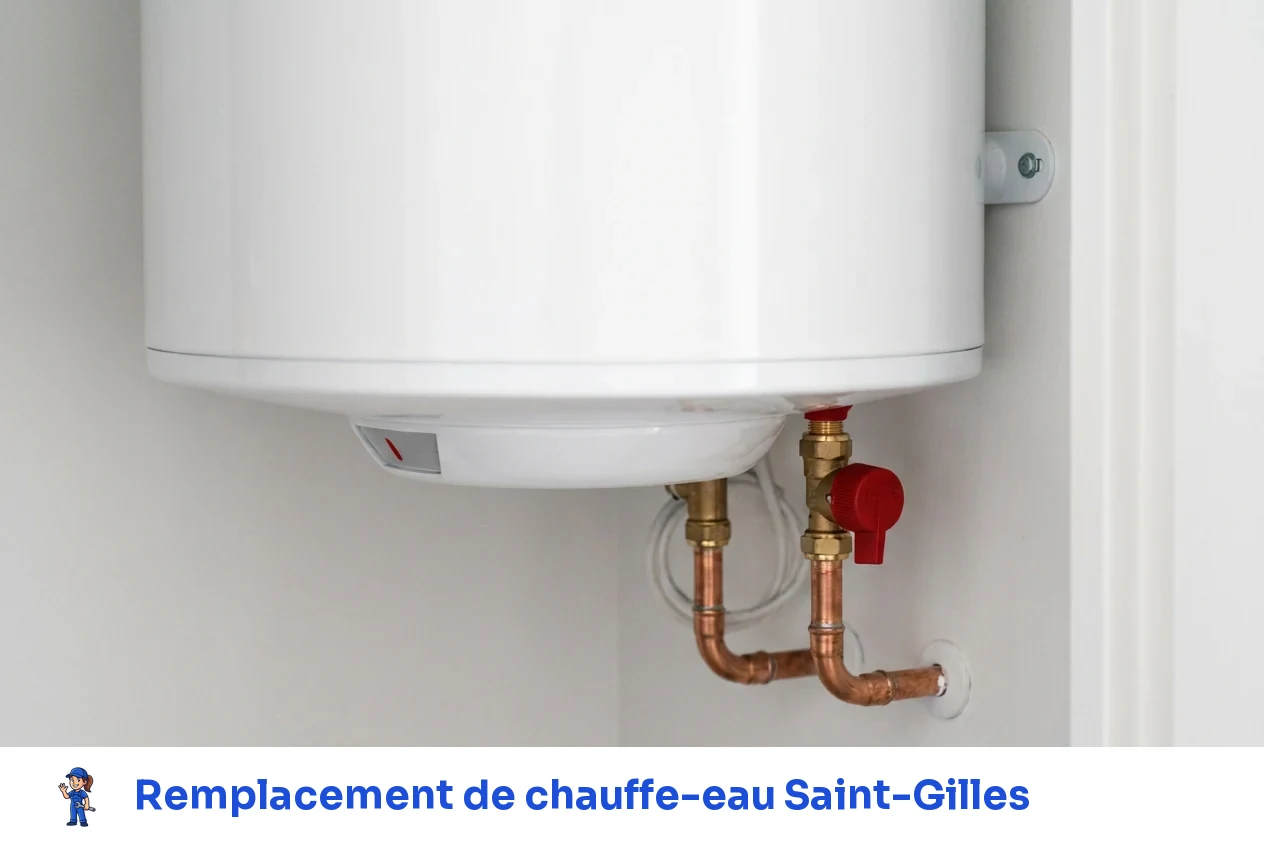 Remplacement de chauffe-eau à Saint-Gilles