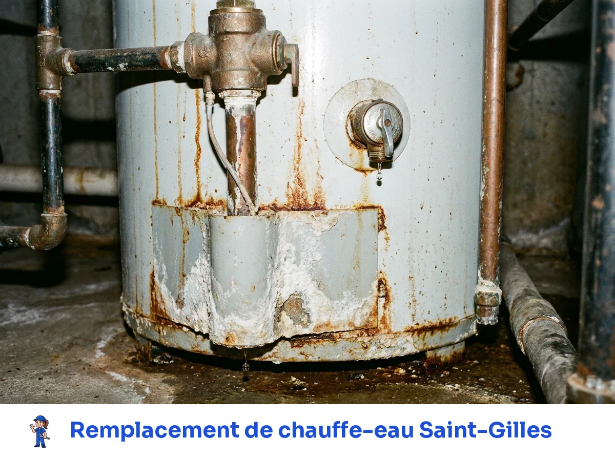 Remplacement de chauffe-eau à Saint-Gilles