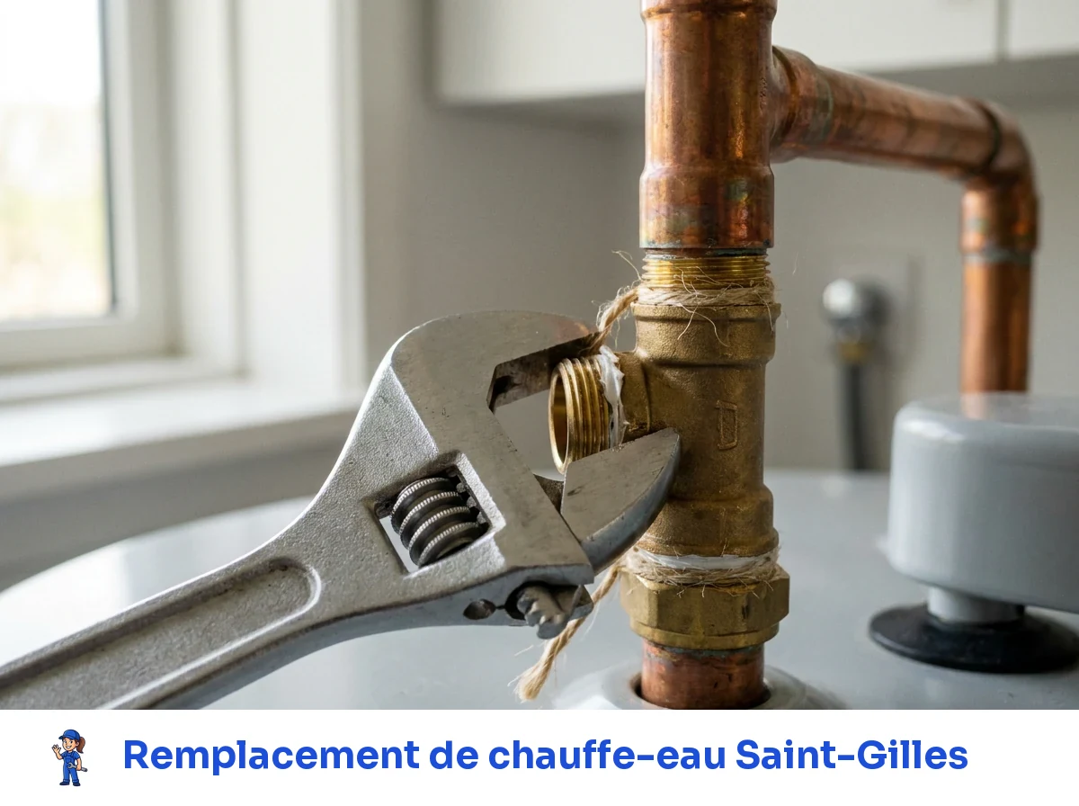 Remplacement de chauffe-eau à Saint-Gilles