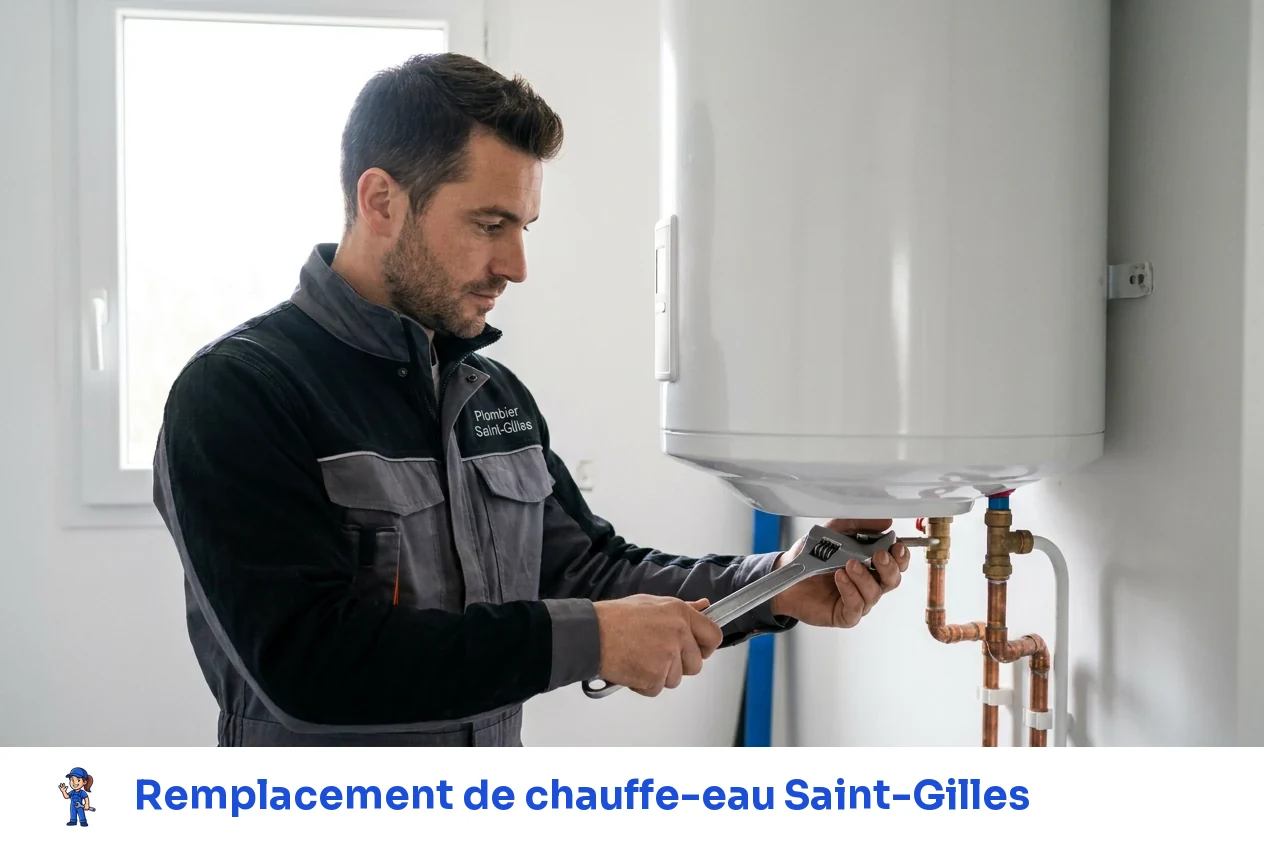 Remplacement de chauffe-eau à Saint-Gilles